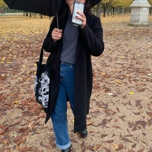 Zara Black Long Coat